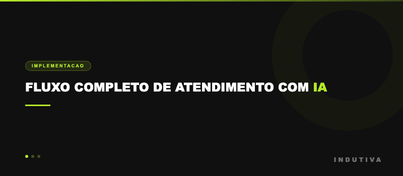 Fluxo completo de atendimento automatizado com IA