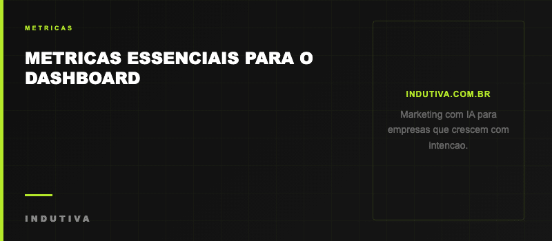 Metricas essenciais para incluir no dashboard de marketing
