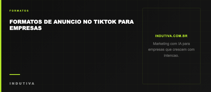 Formatos de anuncio no TikTok para empresas B2B e B2C